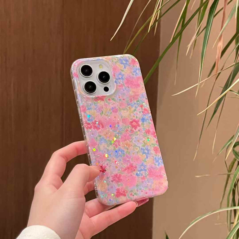 Star Flower Designer Silicon Case For iPhone