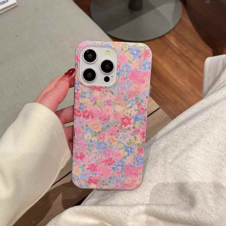 Star Flower Designer Silicon Case For iPhone