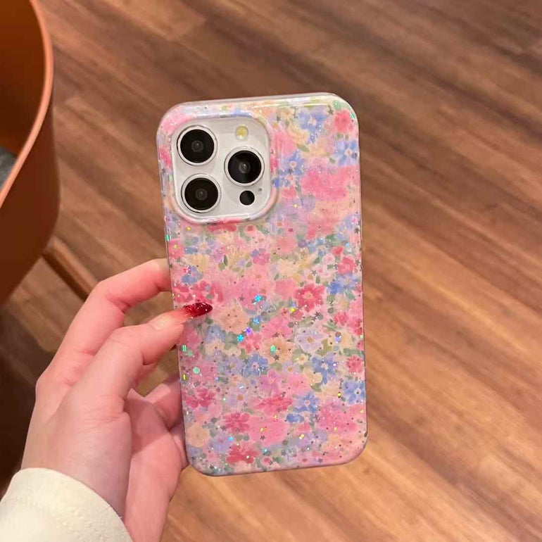 Star Flower Designer Silicon Case For iPhone