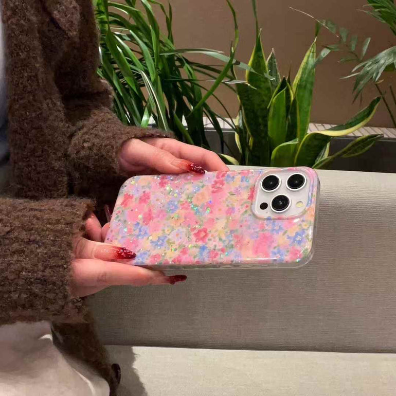 Star Flower Designer Silicon Case For iPhone