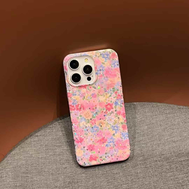 Star Flower Designer Silicon Case For iPhone