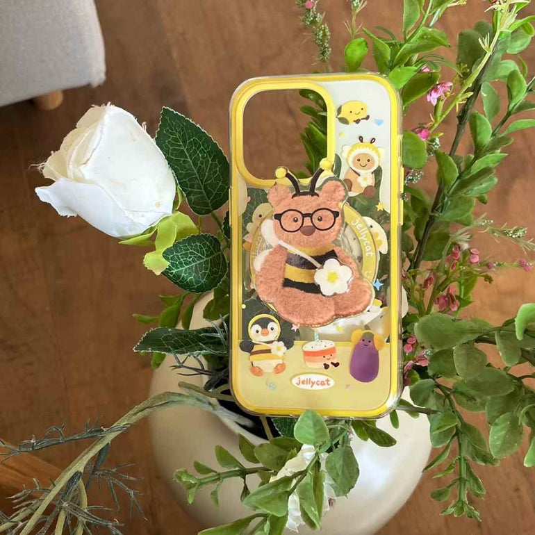 Cute Cartoon Designer Magsafe Case For iPhone With Bear Magsafe Holder