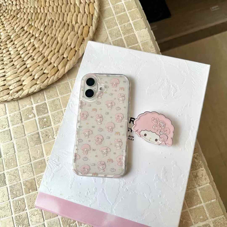 Cute Doll Silicon Case For iPhone With Doll Holder