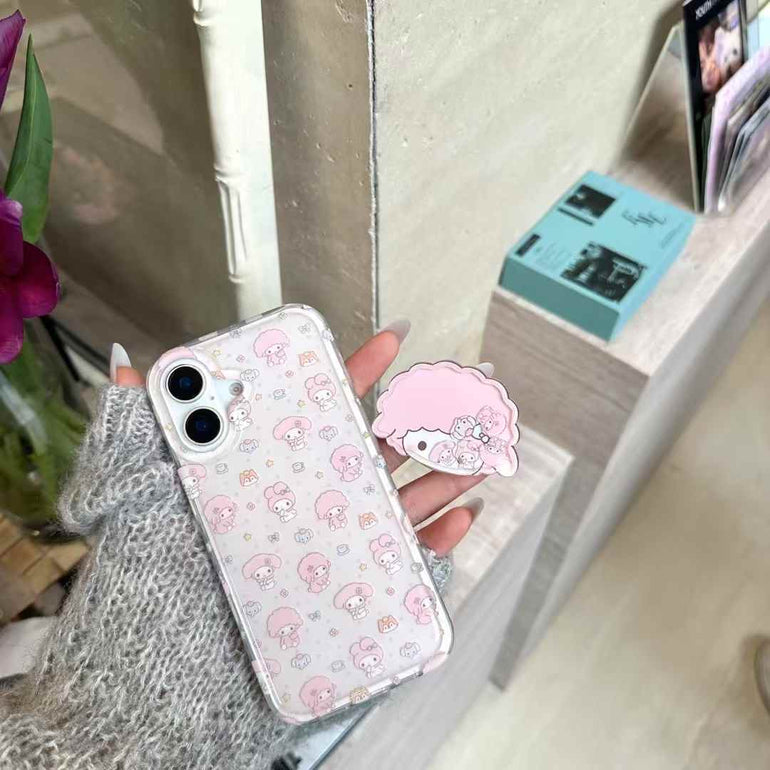 Cute Doll Silicon Case For iPhone With Doll Holder