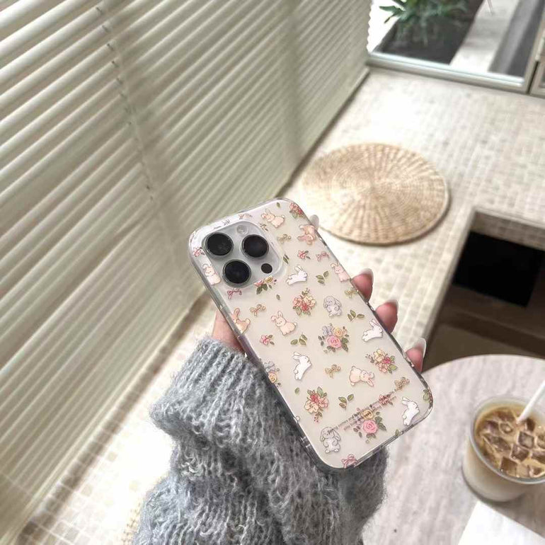 Floral Animal Designer Silicon Case For iPhone