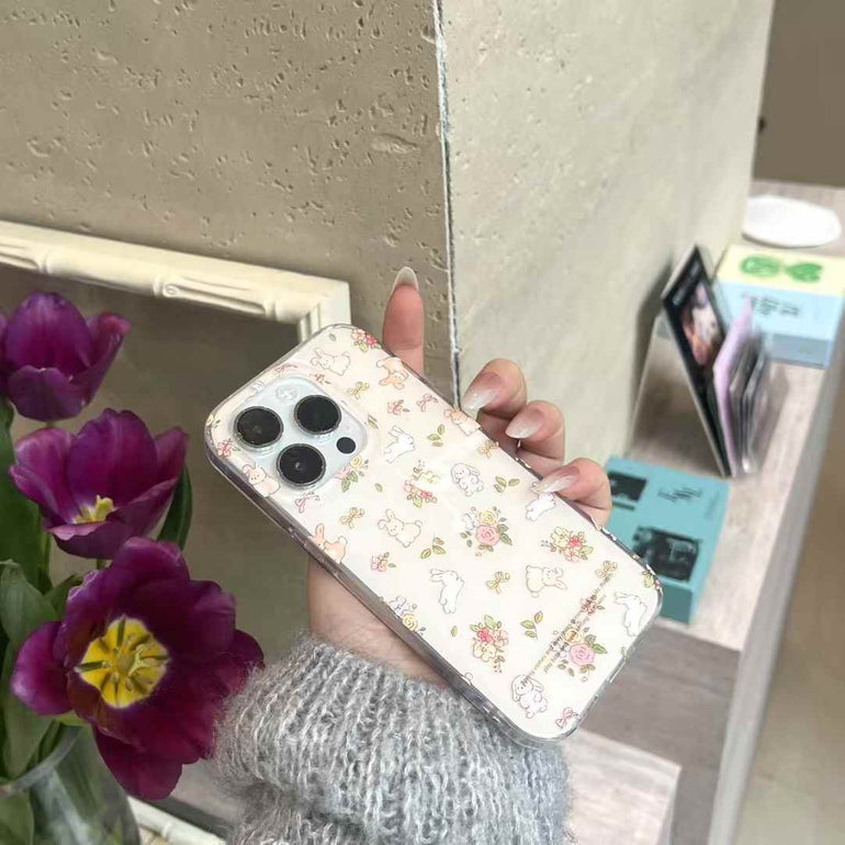 Floral Animal Designer Silicon Case For iPhone