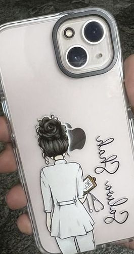 iPhone Impact Proof Customised Silicon Case ( Professional Girl )