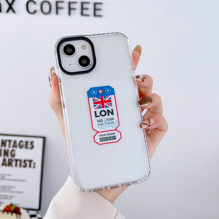 iPhone Impact Proof Silicon Case ( World Stamp )