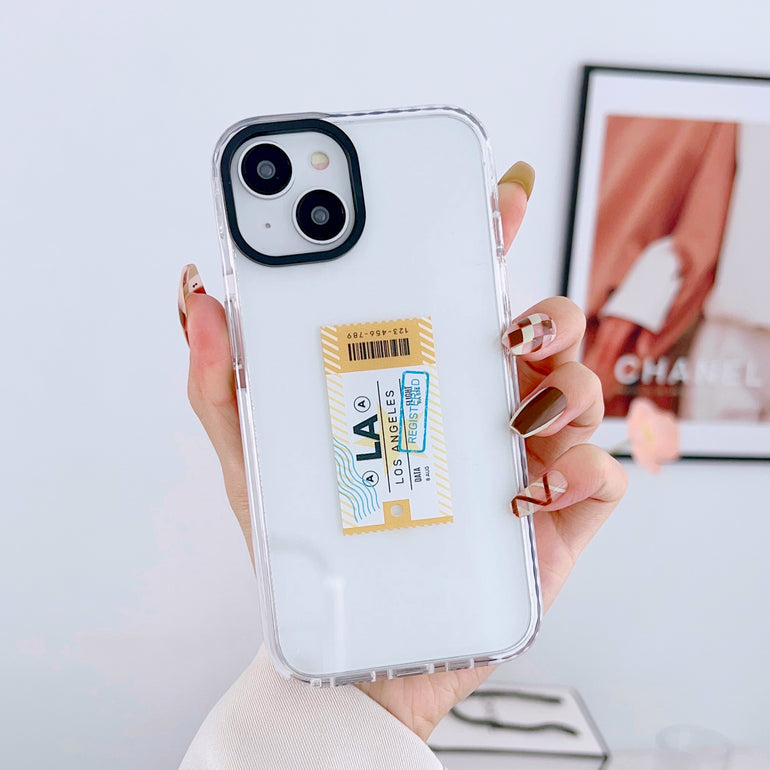 iPhone Impact Proof Silicon Case ( World Stamp )