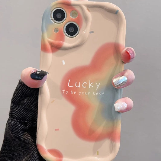 Lucky Gradient Cloud Phone Case for 13/14/15/16/16E  (Basic, Pro, Pro-Max)