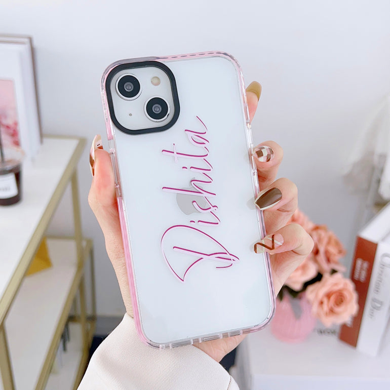 iPhone Impact Proof Customised Silicon Case ( Customised Name )