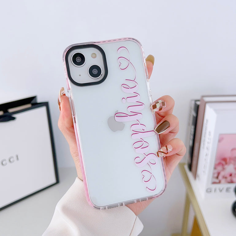 iPhone Impact Proof Customised Silicon Case ( Customised Name )