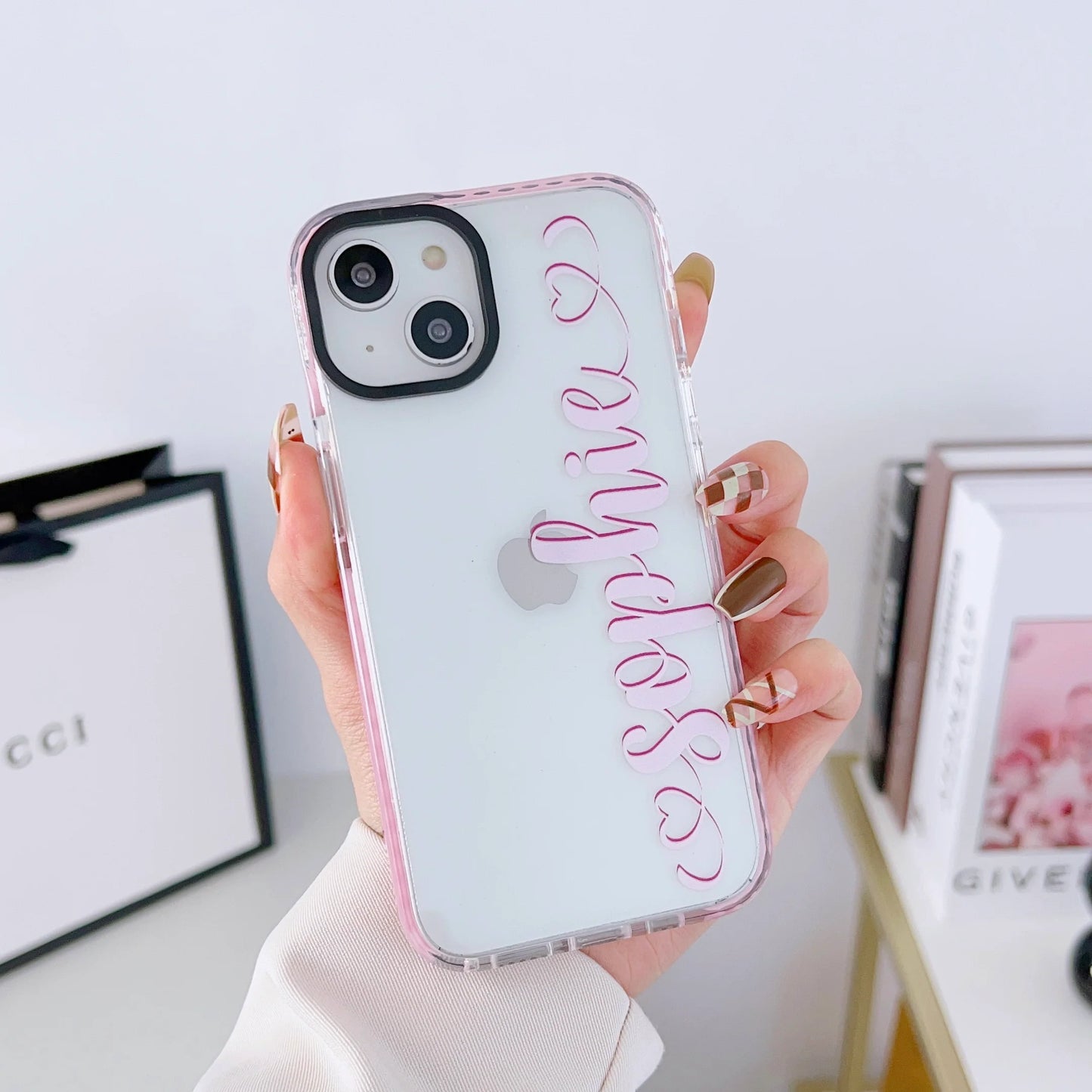 iPhone Impact Proof Customised Silicon Case ( Customised Name )