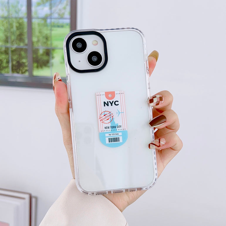 iPhone Impact Proof Silicon Case ( World Stamp )