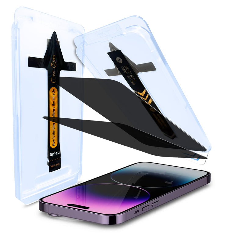 Splea Magic Screen Protector Tempered Glass For iPhone)