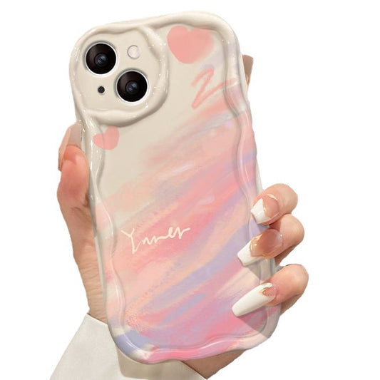 Pastel Dream Wave Case for  iPhone 13/14/15/16/16E  (Basic, Pro, Pro-Max)