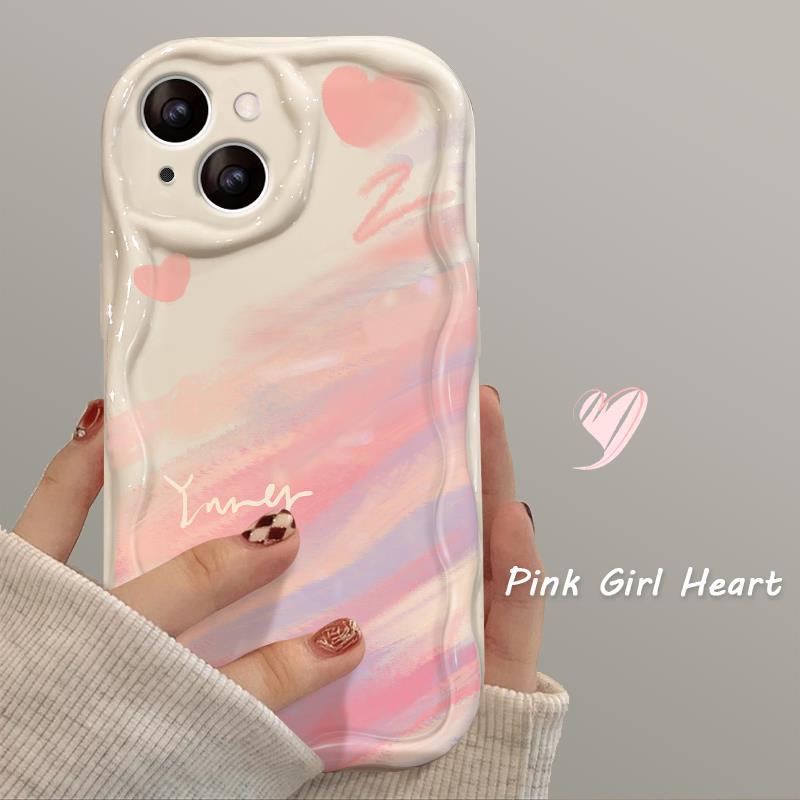 Pastel Dream Wave Case for  iPhone 13/14/15/16/16E  (Basic, Pro, Pro-Max)