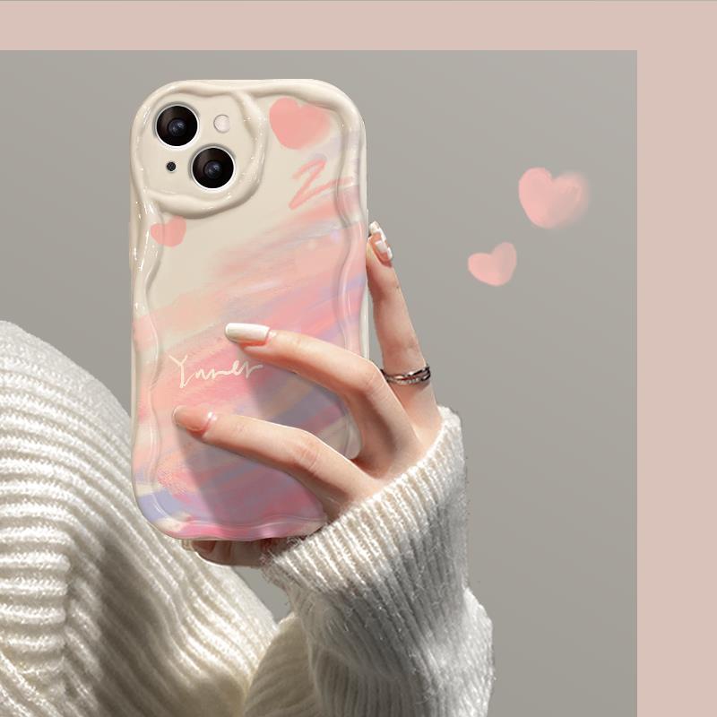 Pastel Dream Wave Case for  iPhone 13/14/15/16/16E  (Basic, Pro, Pro-Max)
