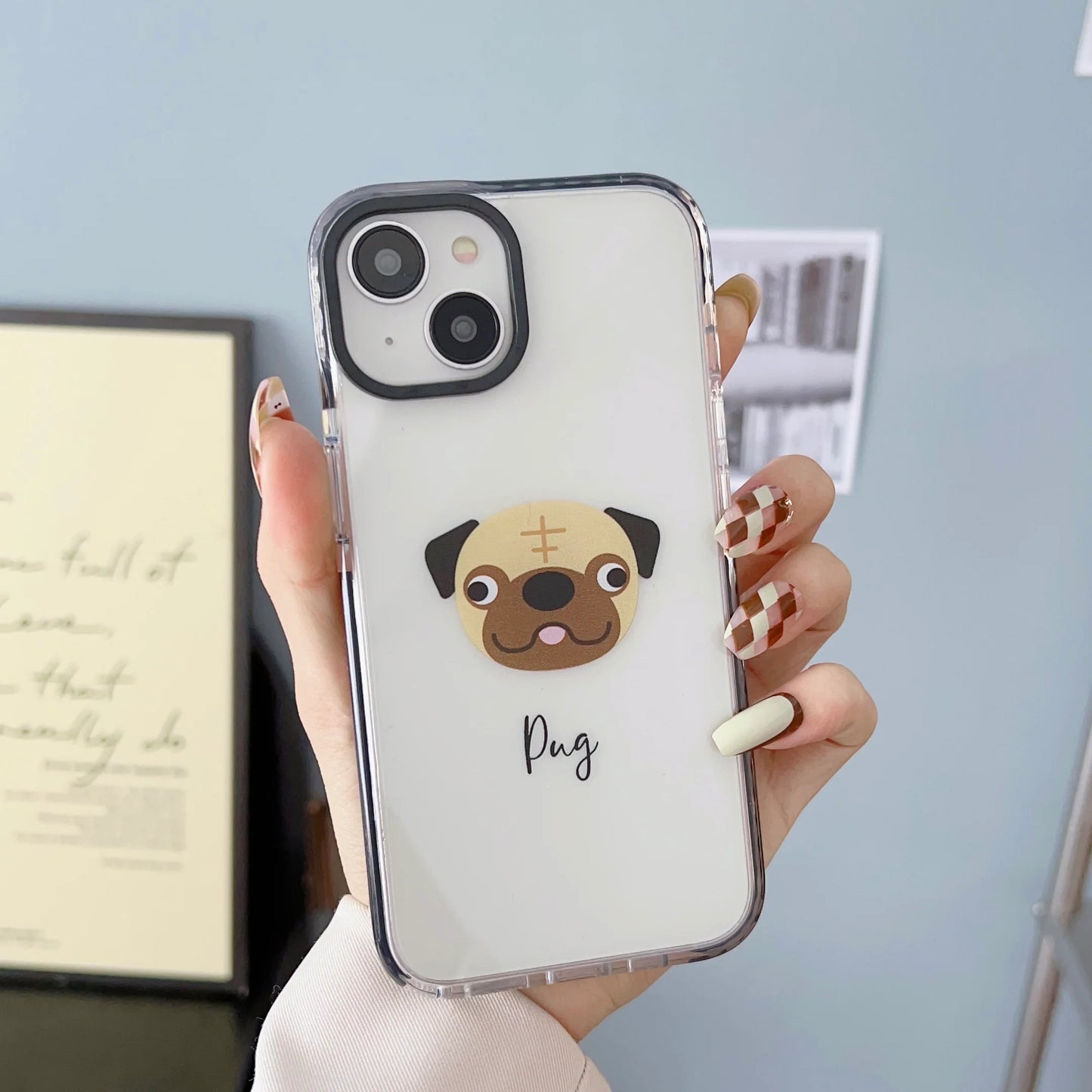 iPhone Impact Proof Customised Silicon Case ( Dog Breed Faces )