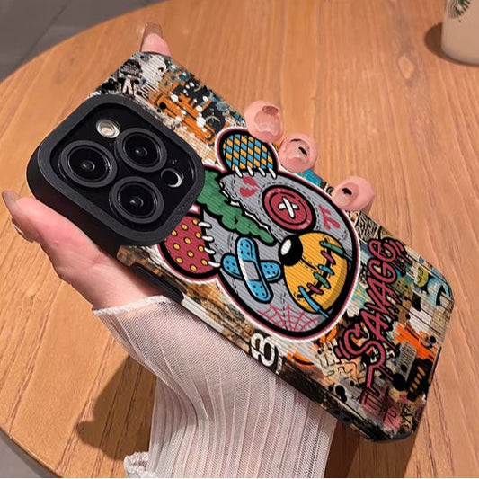 Savage Bear" design  iPhone 11/12/13/14/15/16 Case (Basic, Pro, Pro-Max)
