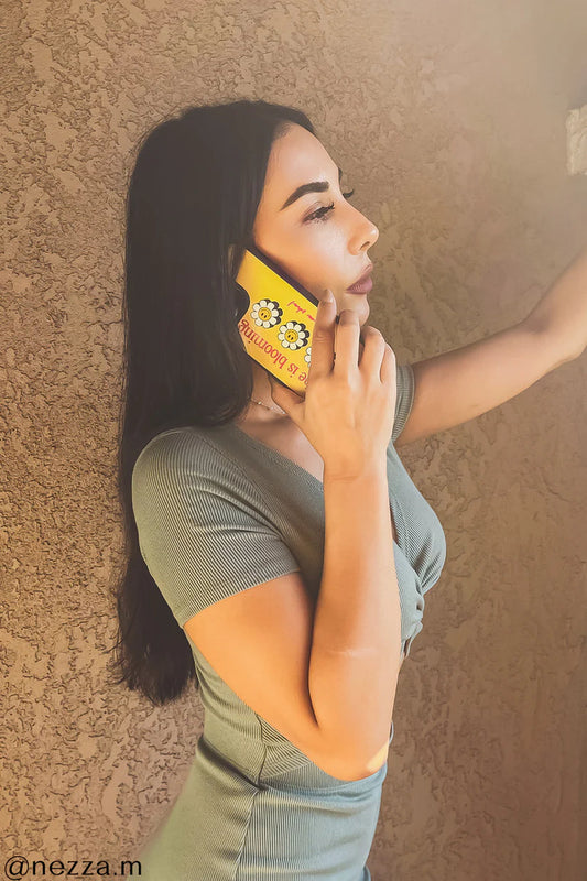 She is Blooming Glass Case for iPhone