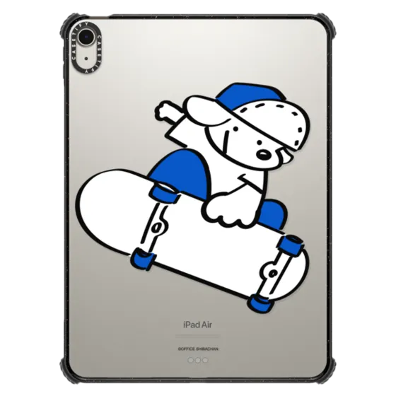 Skating Puppy Silicon Designer iPad Case