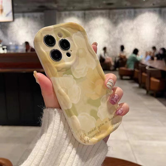 Soft Bloom Whisper Case For  Iphone13/14/15/16/16E  (Basic, Pro, Pro-Max)