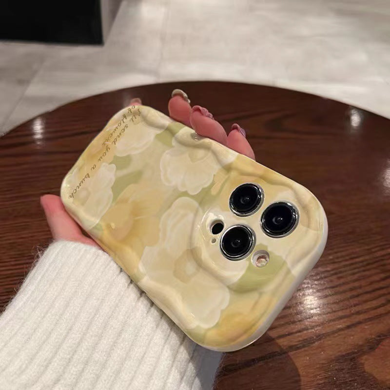 Soft Bloom Whisper Case For  Iphone13/14/15/16/16E  (Basic, Pro, Pro-Max)