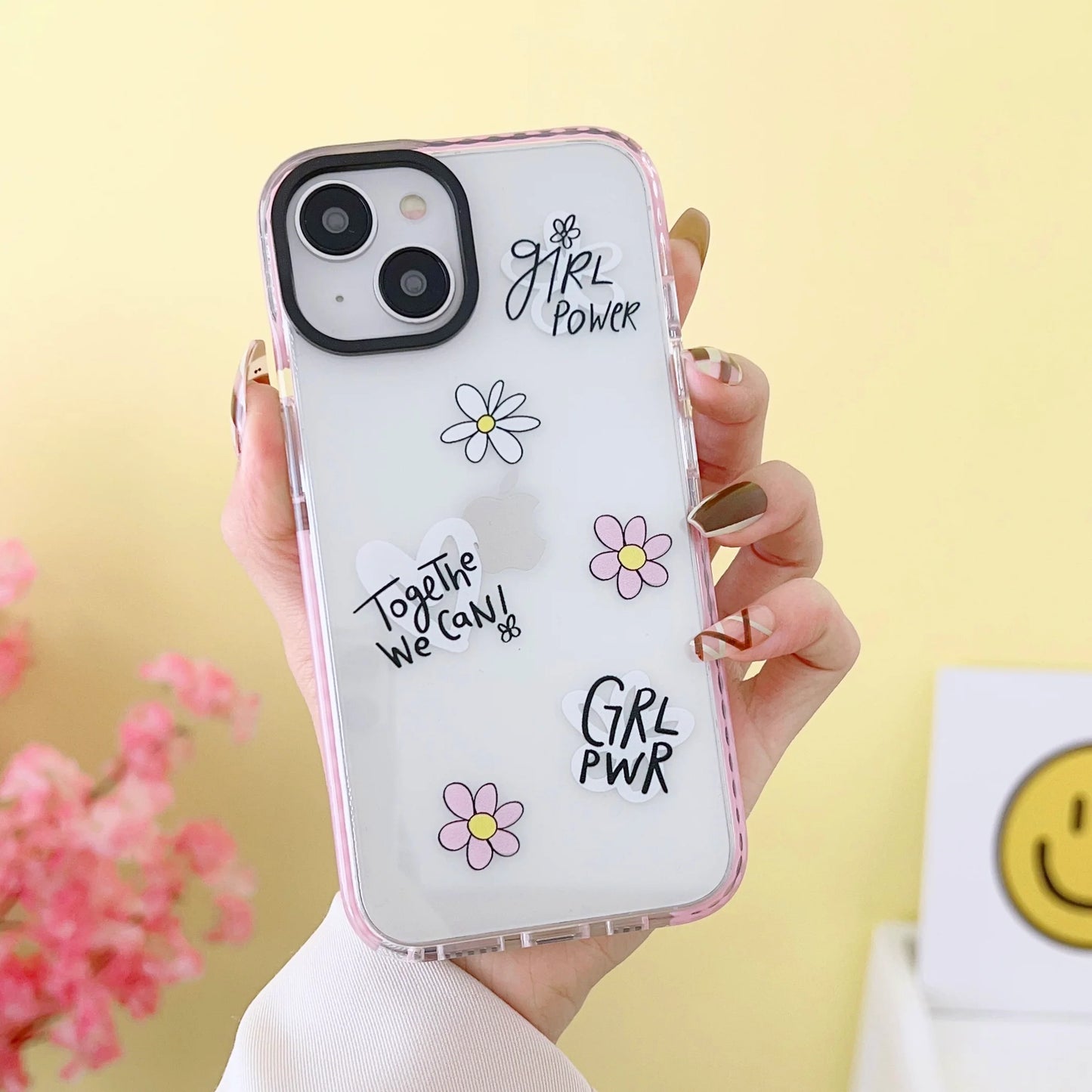 Impact Proof Silicon Case For iPhone ( Cute Stickers )
