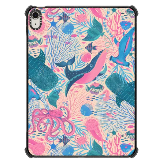 Ocean Animals Silicon Designer iPad Case