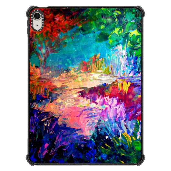 Jungle Painting Silicon Designer iPad Case