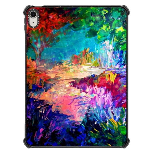 Jungle Painting Silicon Designer iPad Case