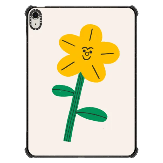 Smiley Sunflower Silicon Designer iPad Case