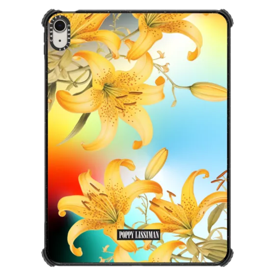 Yellow Lily Silicon Designer iPad Case