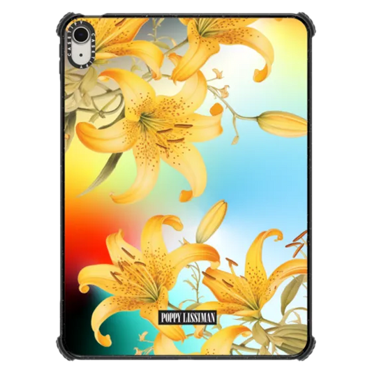 Yellow Lily Silicon Designer iPad Case