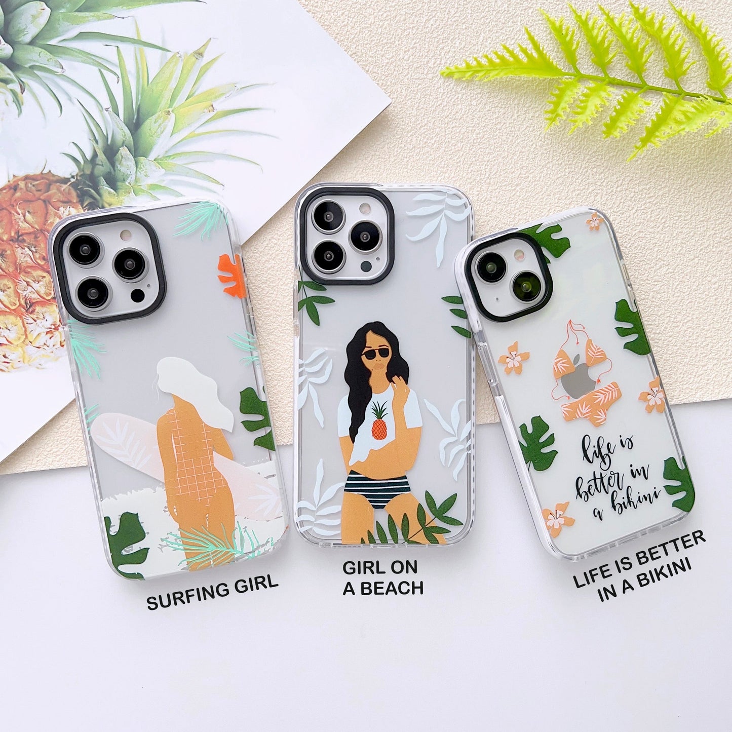 iPhone Impact Proof Customised Silicon Case ( Summer Collection )