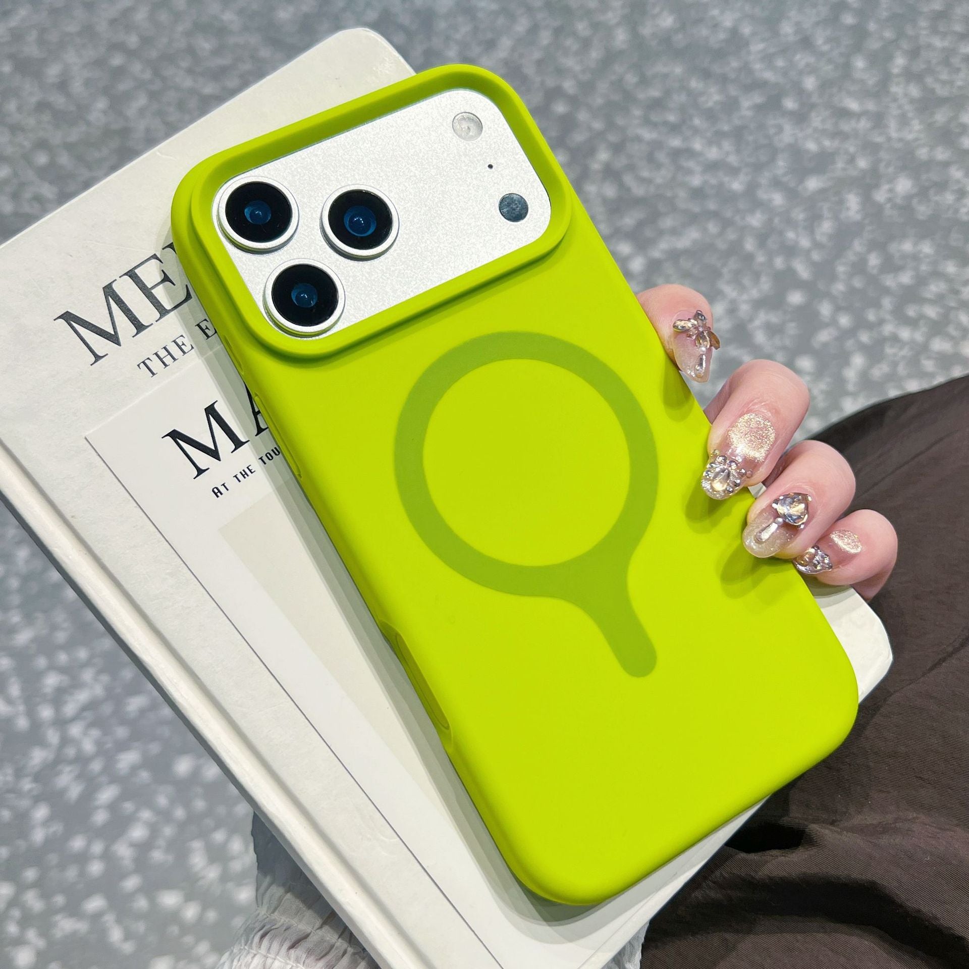 Vibrant ColorBlock Magnetic Silicone iPhone Case