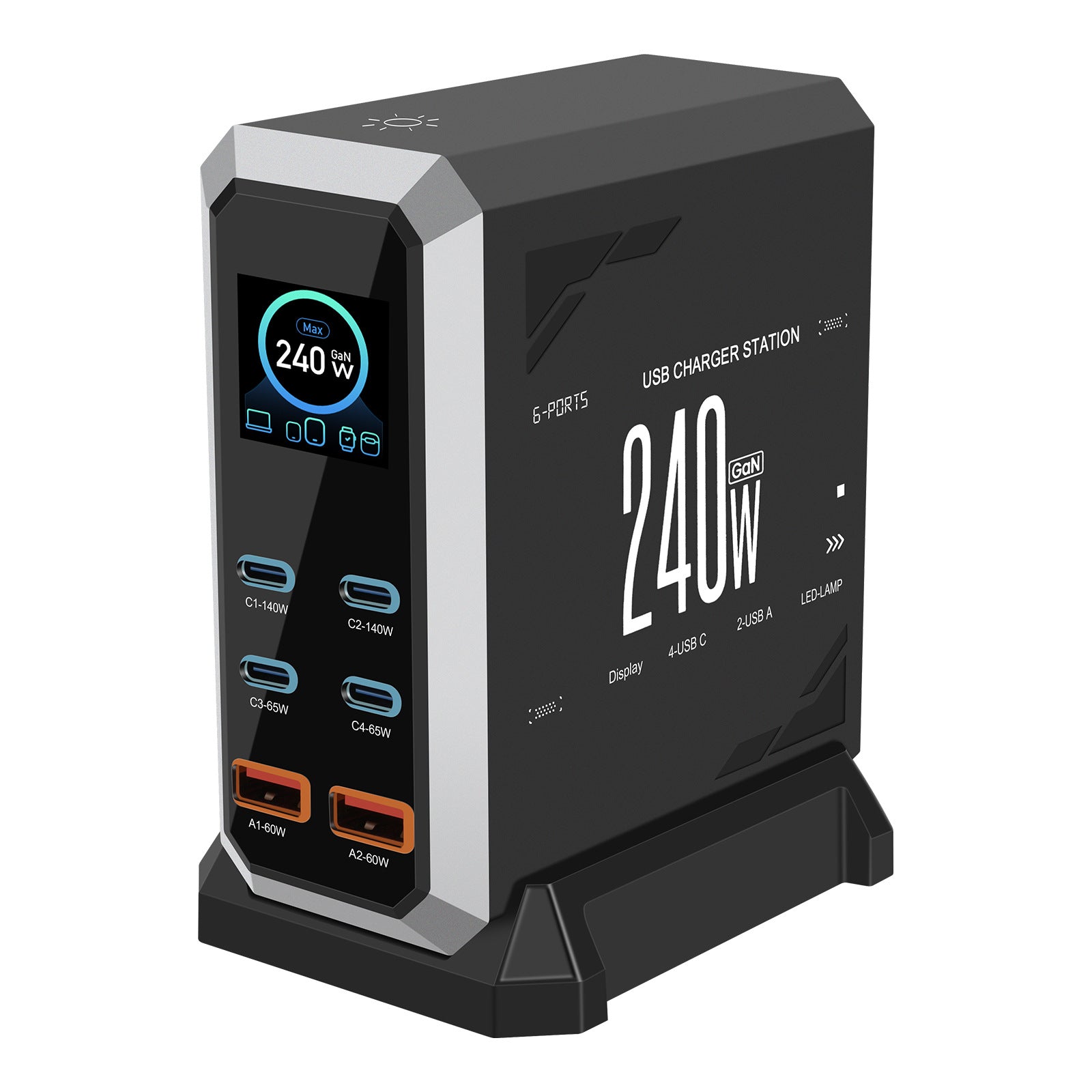 240W GaN Fast Charger MultiPort Laptop Power Station