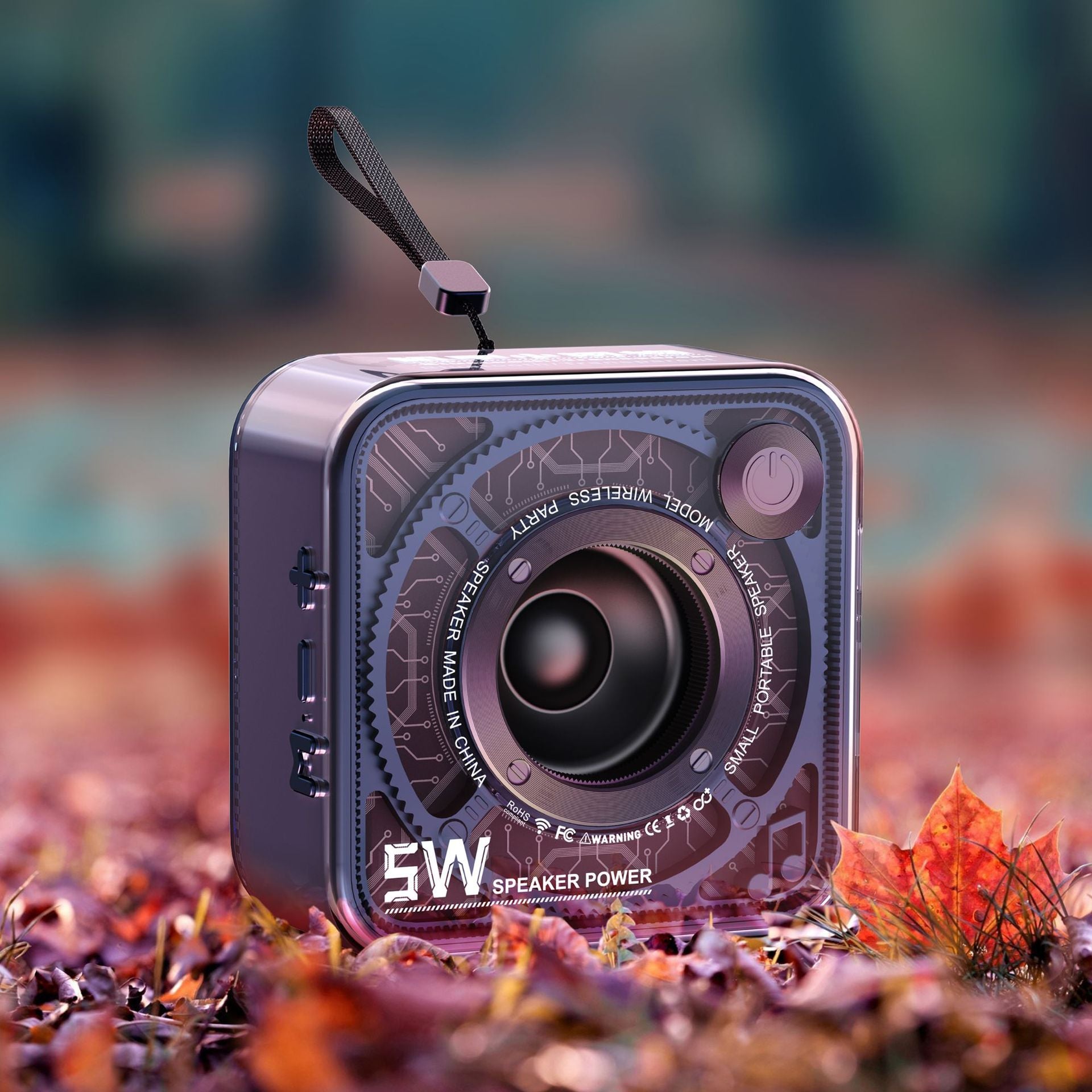 Portable MechStyle 5W Bluetooth Speaker Bass